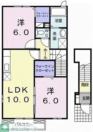 プロメナーデの物件間取画像